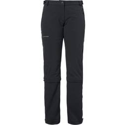 Vaude Women's Farley Stretch Capri T-Zip II Zip-Off Pants - Black