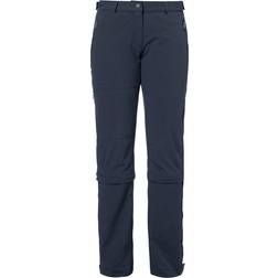 Vaude Women's Farley Stretch Capri T-Zip II Zip-Off Pants - Eclipse