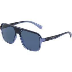 Dolce & Gabbana Hombre Sunglass DG6134 Azul Transparente