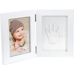 Dooky Happy Hands Double Frame Small kit empreintes bébés White 10 cm x 15 cm 13 cm x 17 cm 1 pcs