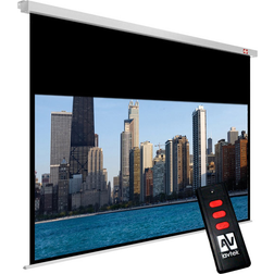 AVTek Video Electric 240 Ecran de projection montable sur plafond, montable sur mur motorisé 116" (294 cm) 4:3 blanc mat blanc