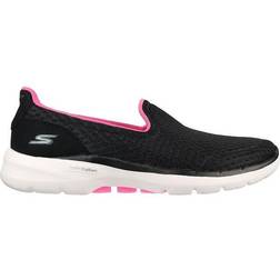 Skechers GOwalk 6 Big Splash W - Black/Hot Pink