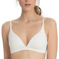 Calida Cate Triangle Soft Bra - Alabaster Cream