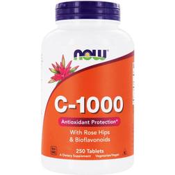 Now Foods C 1000 with Rose Hips & Bioflavonoids 250 pcs