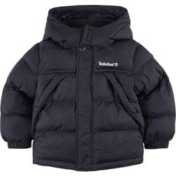 Timberland Logo Puffer Jacket - Black (T26552)