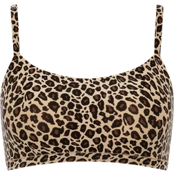 Chantelle Soft Stretch Scoop Bralette - Leopard Nude