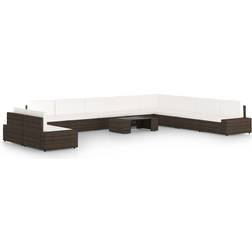vidaXL 3067164 Lounge-Set, 1 Tisch einschl. 10 Sofas