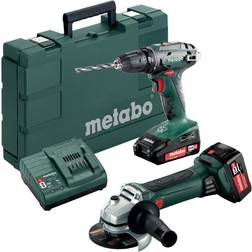 Metabo BS 18 + W 18 LTX 125 QUICK (1x2.0+4.0Ah) (685082000)