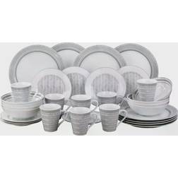 Waterside Herringbone Dinner Set 32pcs