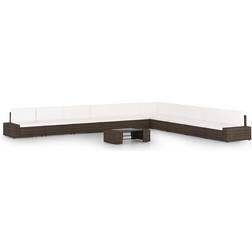 vidaXL 3067168 Lounge-Set, 1 Tisch einschl. 10 Sofas