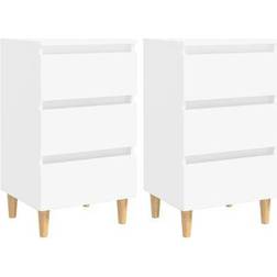 vidaXL Cabinet Sengebord 35x40cm 2stk