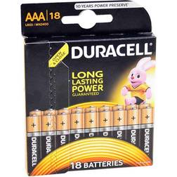 Duracell AAA Alkaline 18pcs