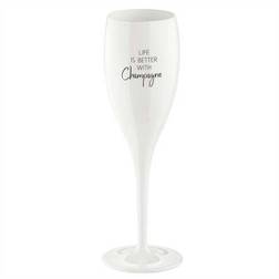 Koziol Life Is Better With Champagneglas 10cl 6st