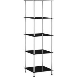 vidaXL 5-Tier Estantería de libros 130cm