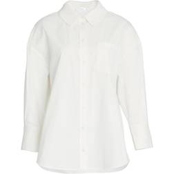 Anine Bing Mika Long-Sleeve Shirt - White