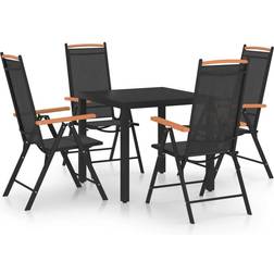 vidaXL 3070625 Ensemble repas de patio, 1 Table incluse 4 Chaises