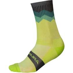Endura Jagged Socks - Lime Green