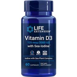 Life Extension Vitamin D3 with Sea Iodine 60 st
