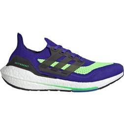 Adidas UltraBoost 21 Sonic Ink Screaming Green - Blue