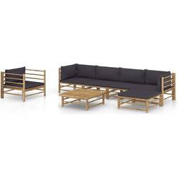 vidaXL 3058200 Set da Lounge da Esterno, 1 Tavolo incluso 1 Sedie & 4 Divani