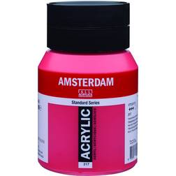 Amsterdam Standard Series Acrylic Jar Transparent Red Medium 500ml