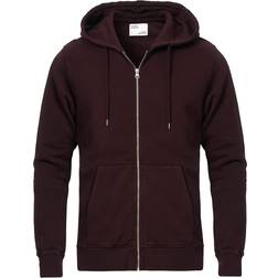 Colorful Standard Classic Organic Zip Hood - Oxblood Red