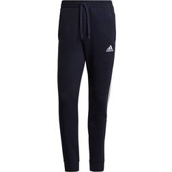 Adidas Essentials Fleece Tapered Cuff 3-Stripes Joggers Pant - Legend Ink/White