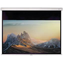 DELUXX Advanced Slowmotion, Pantalla Manual Blanco Mate Polaro 221 X 124 Cm 16:9