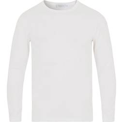 Sunspel Classic Long Sleeve T-shirt - White