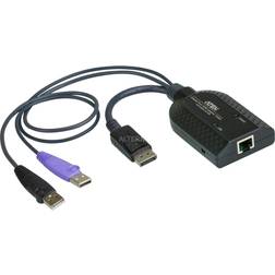 Aten 2USB A/DisplayPort-RJ45 M-F Adapter