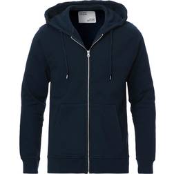 Colorful Standard Classic Organic Zip Hood - Navy Blue