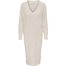 Only Vestido de punto 'ONLNEW TESSA' - Beige Claro