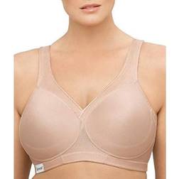 Glamorise MagicLift Seamless Sports Bra - Cafe