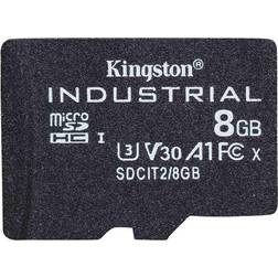 Kingston Industrial microSDHC Class 10 UHS-I U3 V30 A1 100MB/s 8GB