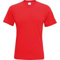Universal Textiles Short Sleeve Casual T-shirt - Bright Red