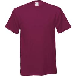 Universal Textiles Short Sleeve Casual T-shirt - Oxblood