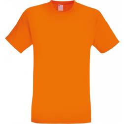 Universal Textiles Short Sleeve Casual T-shirt - Bright Orange