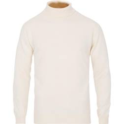 Oscar Jacobson Salim Wool Cashmere Rollneck Creme - Wit
