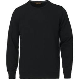 Stenströms Merino Crew Neck Black