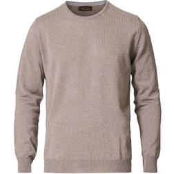 Stenströms Merino Crew Neck Mud Brown