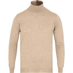 Oscar Jacobson Cole Rollneck Sweatshirt - Beige