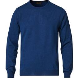 Stenströms Merino Crew Neck Blue