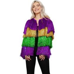 Smiffys Fever Tinsel Mardi Gras Jacket