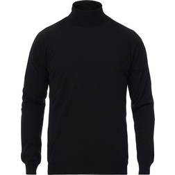 Oscar Jacobson Cole Rollneck Sweatshirt - Black