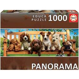 Educa Puppies on a Bench 1000 Bitar