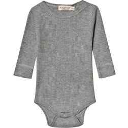 MarMar Copenhagen Plain Body LS - Grey Melange (100-100-23)