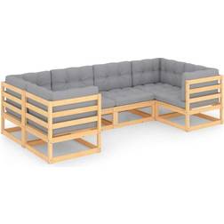 vidaXL 3077294 Loungesæt, borde inkl. 6 sofaer