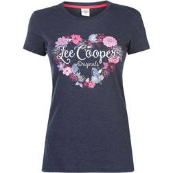 Lee Cooper Classic T-shirt Ladies - Navy Marl
