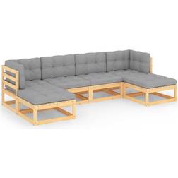 vidaXL 3077114 Loungesæt, borde inkl. 4 sofaer