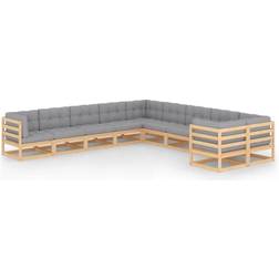 vidaXL 3077054 Loungesæt, borde inkl. 10 sofaer
